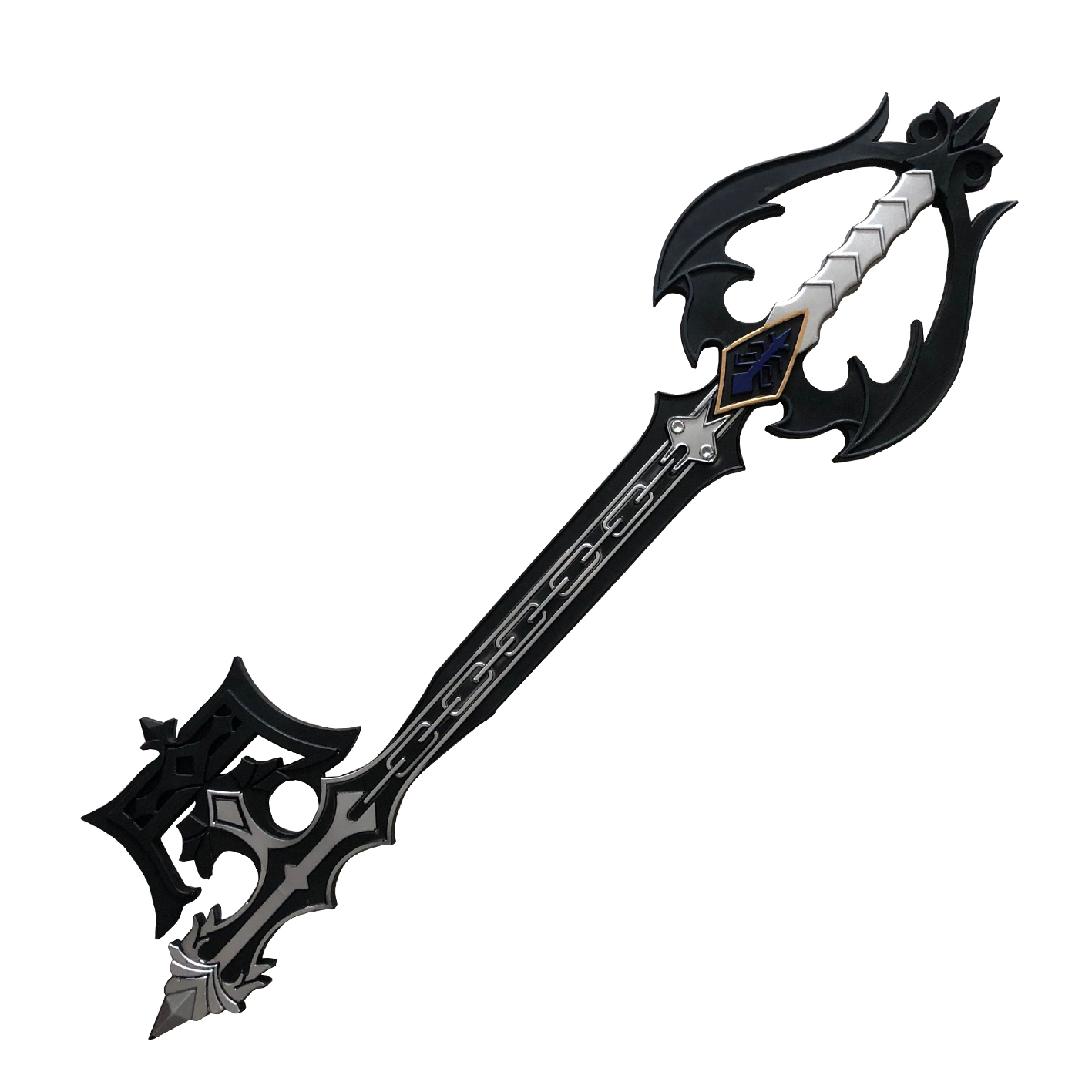 Keyblade Cosplay Prop - ดาบคีย์เบลดโซระ คิงดอมฮาร์ตส์ ขนาด 88 ซม. ของสะสมสำหรับเกมเมอร์