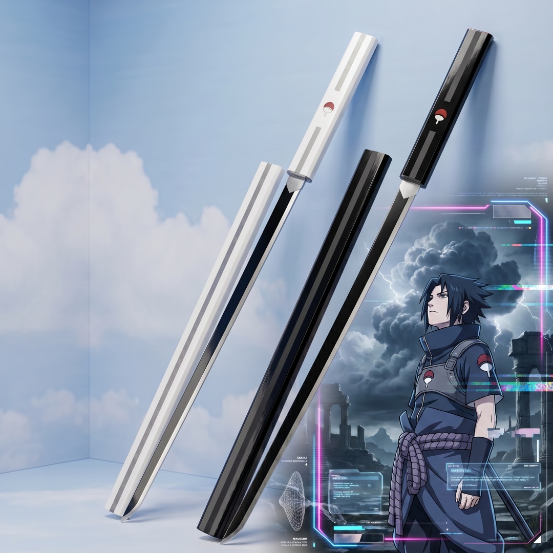 Cosplay Prop Katana - ดาบคาตานะ นารูโตะ อุจิวะ ซาสึเกะ ขนาด 35.4