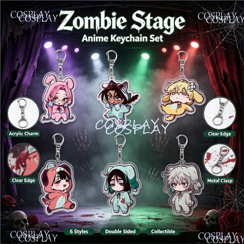 Cosplay Prop Bag - ซอมบี้สเตจ SUA MIZI พวงกุญแจแฟชั่นเอเลี่ยนสเตจอุปกรณ์เสริมกระเป๋าอุปกรณ์ประกอบฉากคอสเพลย์ของขวัญวันเกิดฮาโลวีนสำหรับผู้ชายผู้หญิง