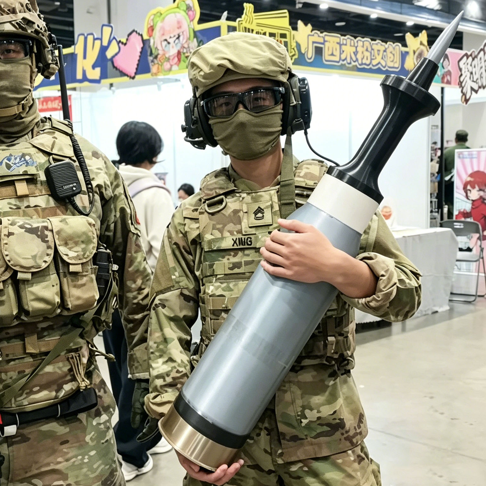 Cosplay Prop Display - โมเดลประกอบ APFSDS ขนาด 120 มม. พิมพ์