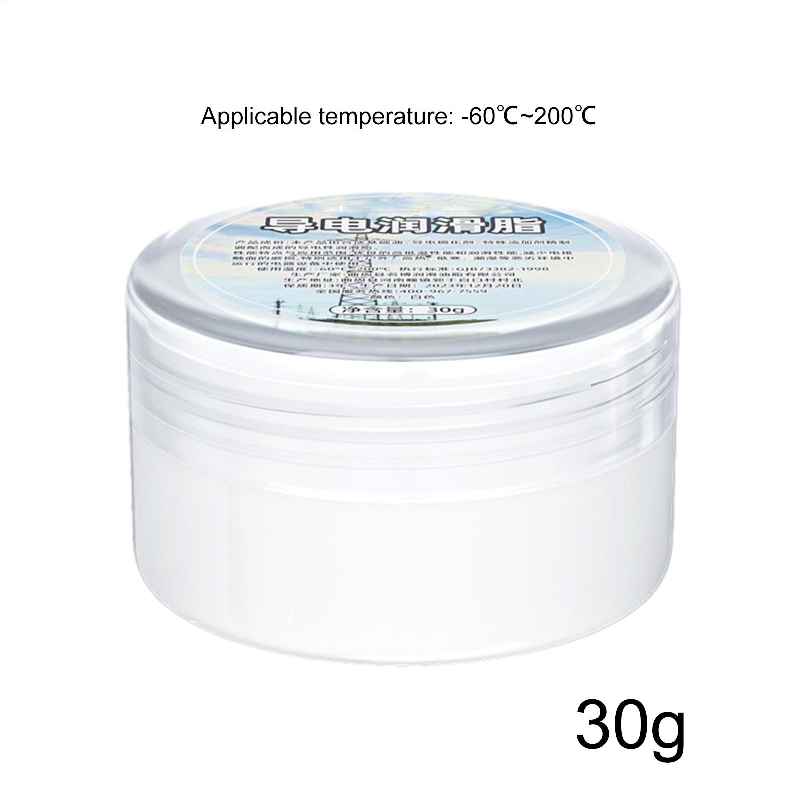 Contact Cement Glue - จาระบีสำหรับหน้าสัมผัสทางไฟฟ้า 30 กรัม จาระบีป้องกันสนิมแบบนำไฟฟ้าสำหรับรถยนต์ ทนความร้อนสูง น้ำมันหล่อลื่นอุปกรณ์อิเล็กทรอนิกส์