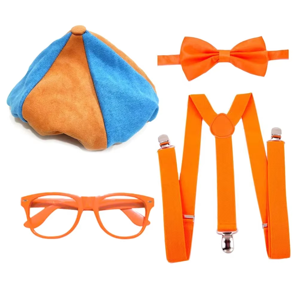 Cosplay Prop Bow - ชุดคอสเพลย์วิศวกร แว่นตาสีส้ม เนคไทโบว์ ชุดเด็ก อนิเมะ การ์ตูน