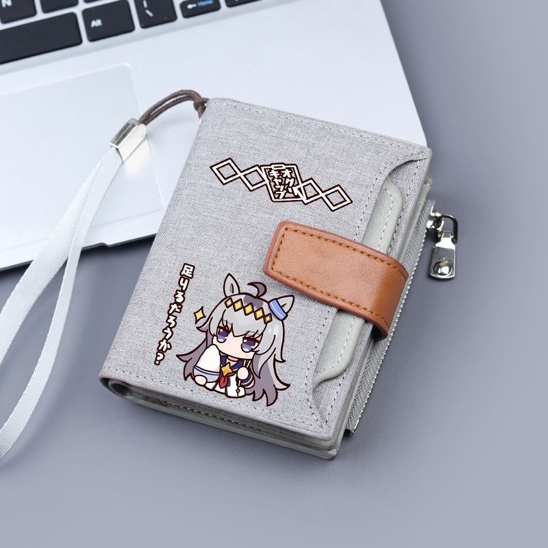 Cosplay Prop Bag - เกมโอกุริ แคปคอสเพลย์กระเป๋าสตางค์การ์ตูน ที่ใส่บัตรนักเรียน น่ารัก สไตล์ญี่ปุ่น กระเป๋า