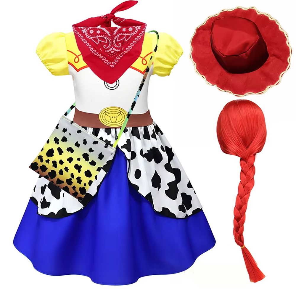 Cosplay Prop Bow - ﻿ ชุดเดรสเด็กผู้หญิง 3-12 ปี ชุดคาวเกิร์ล ชุดฮาโลวีน