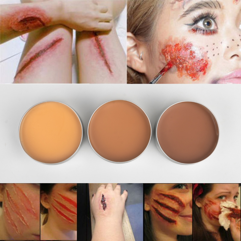 Body Paint Sfx - รอยแผลเป็น Wax SFX แต่งหน้าพิเศษแผลผิวแต่งหน้าฮาโลวีนจมูกปลอมเวทีสีแฟนซีปลอม Wax Body