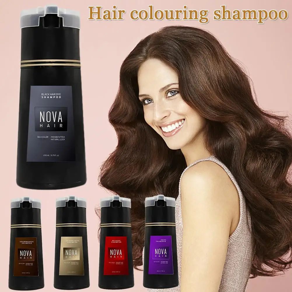 200ml Nova แชมพูย้อมผมแชมพูย้อ - Hair Spray Color บทวิจารณ์และราคา