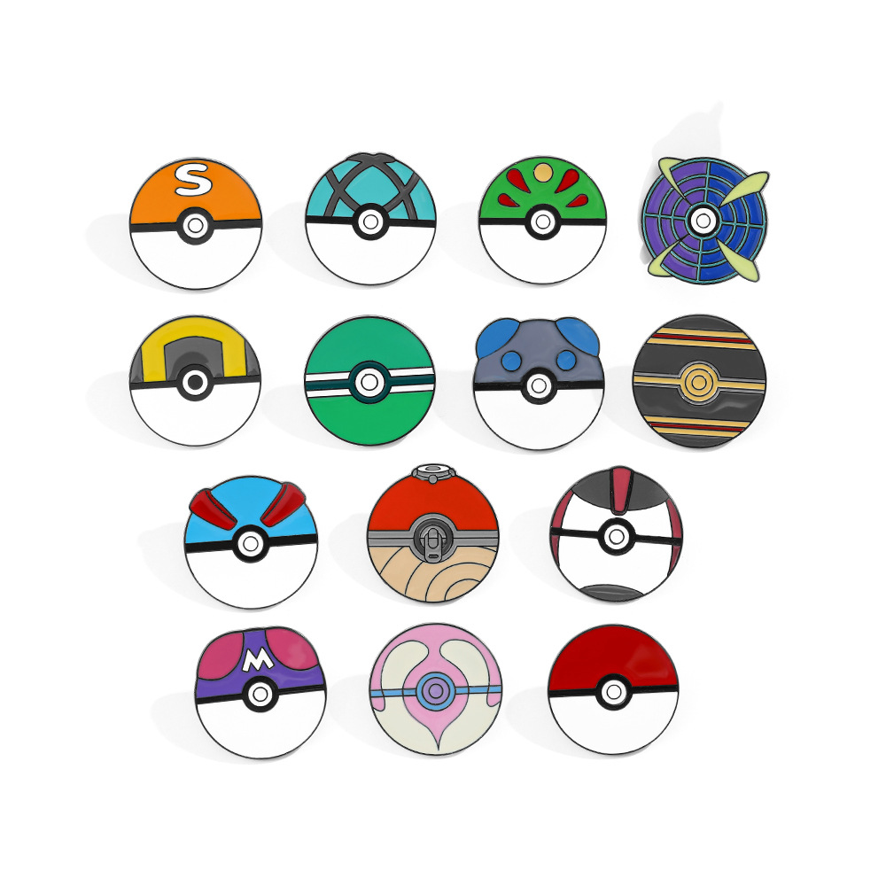 เข็มกลัดโลหะเคลือบลายการ์ตูนอน - Pokeball Cosplay Prop บทวิจารณ์และราคา