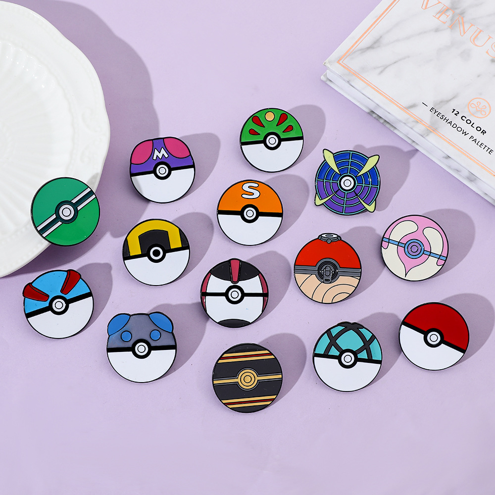 เข็มกลัดโลหะเคลือบลายการ์ตูนอน - Pokeball Cosplay Prop บทวิจารณ์และราคา
