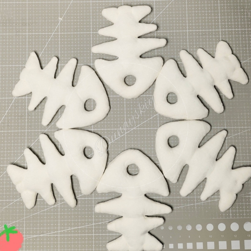 พวงกุญแจรูปกระดูกปลาขนนุ่ม สำห - Fishbones Cosplay Prop บทวิจารณ์และราคา