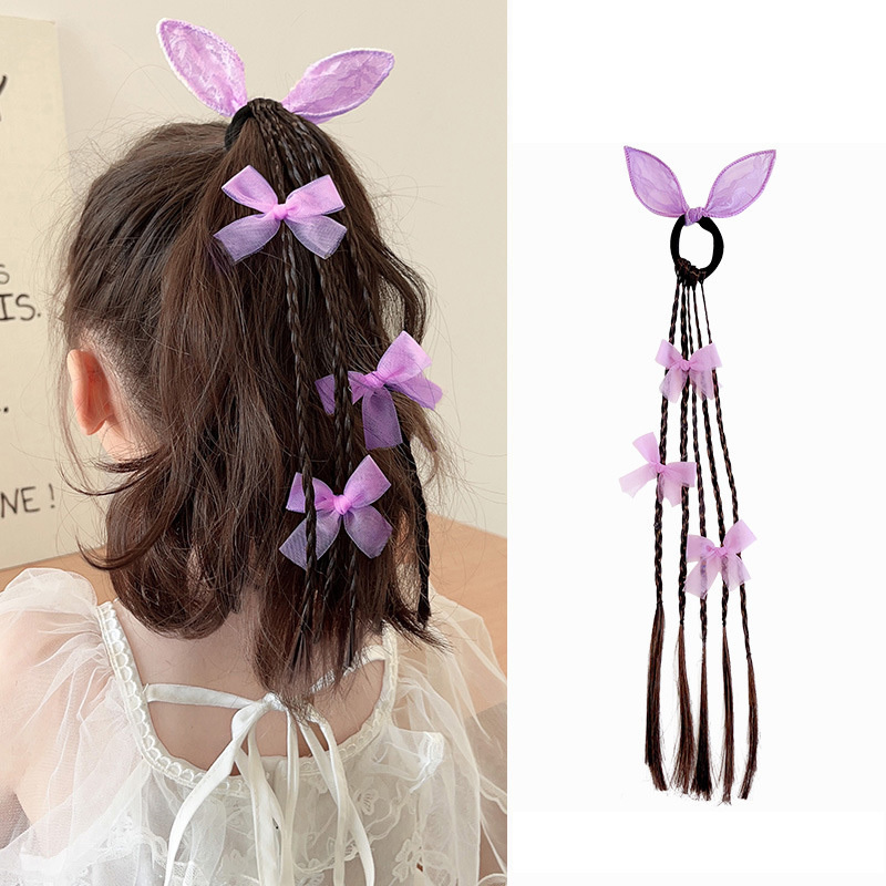 1PC สาวโบว์กระต่ายหูวิกผมผมหาง - Cosplay Prop Bow บทวิจารณ์และราคา
