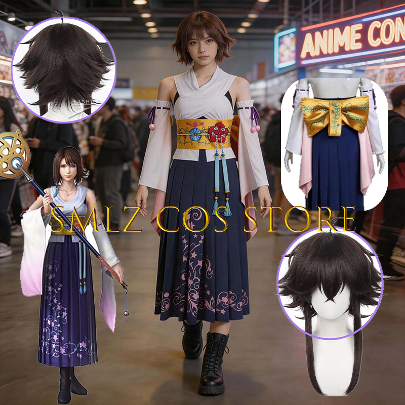 Smlz FFX ยูน่าคอสเพลย์อะนิเมะ  - Cosplay Props บทวิจารณ์และราคา