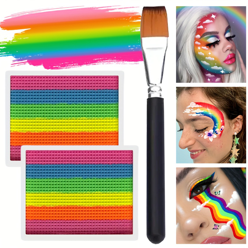 ชุดสีเพ้นท์หน้าและตัวสีรุ้ง-2  - Body Paint Sfx บทวิจารณ์และราคา