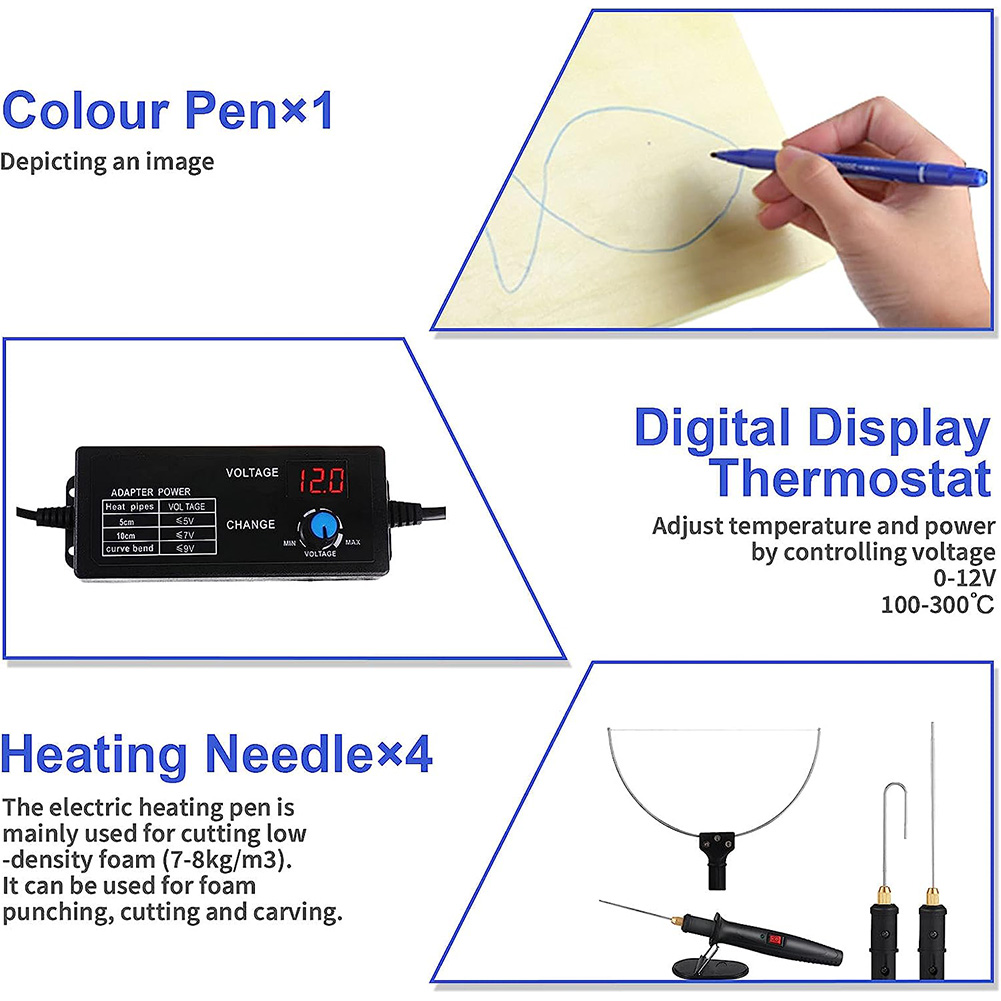 Heated Foam Cutting Pen Set wi - Craft Knife Set บทวิจารณ์และราคา