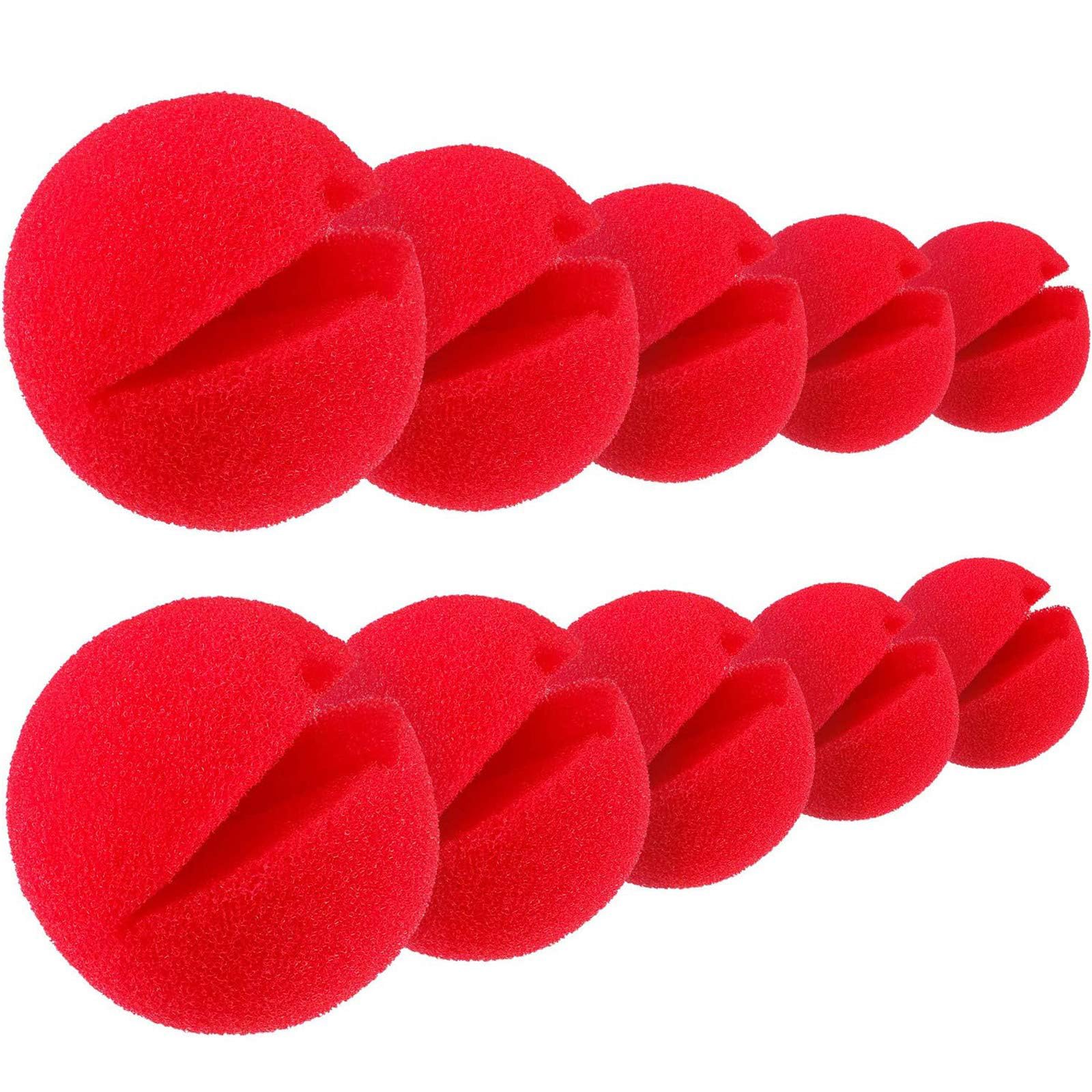 5-300pcs สีแดงจมูกตัวตลก DIY โ - Cosplay Prop Foam บทวิจารณ์และราคา