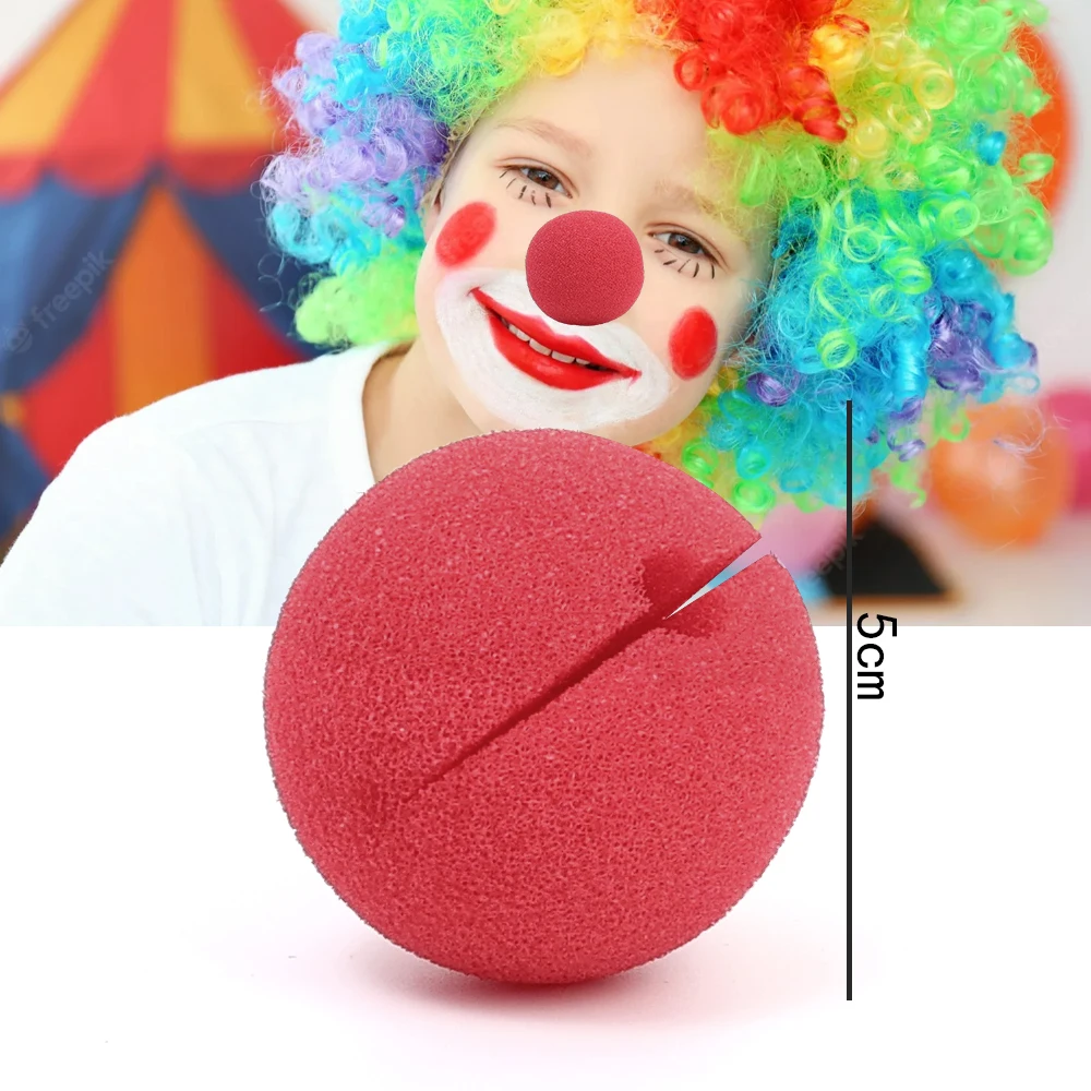 5-300pcs สีแดงจมูกตัวตลก DIY โ - Cosplay Prop Foam บทวิจารณ์และราคา