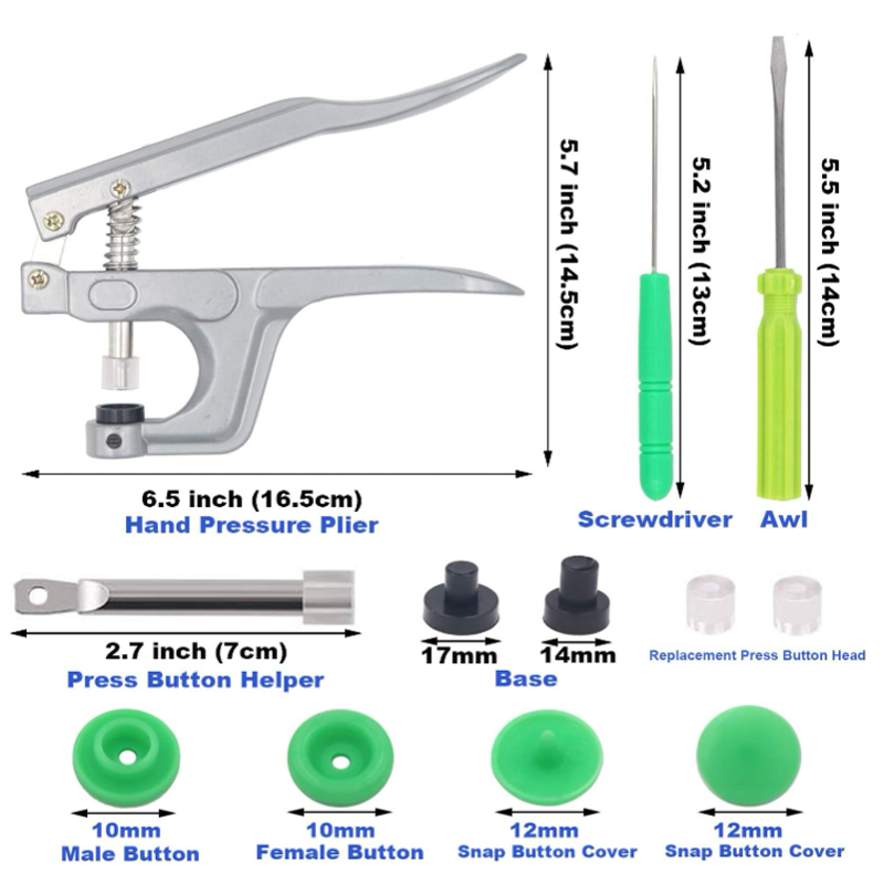 ปุ่ม Snap และคีม Snap T5 พลาสต - Snap Plier Setter บทวิจารณ์และราคา