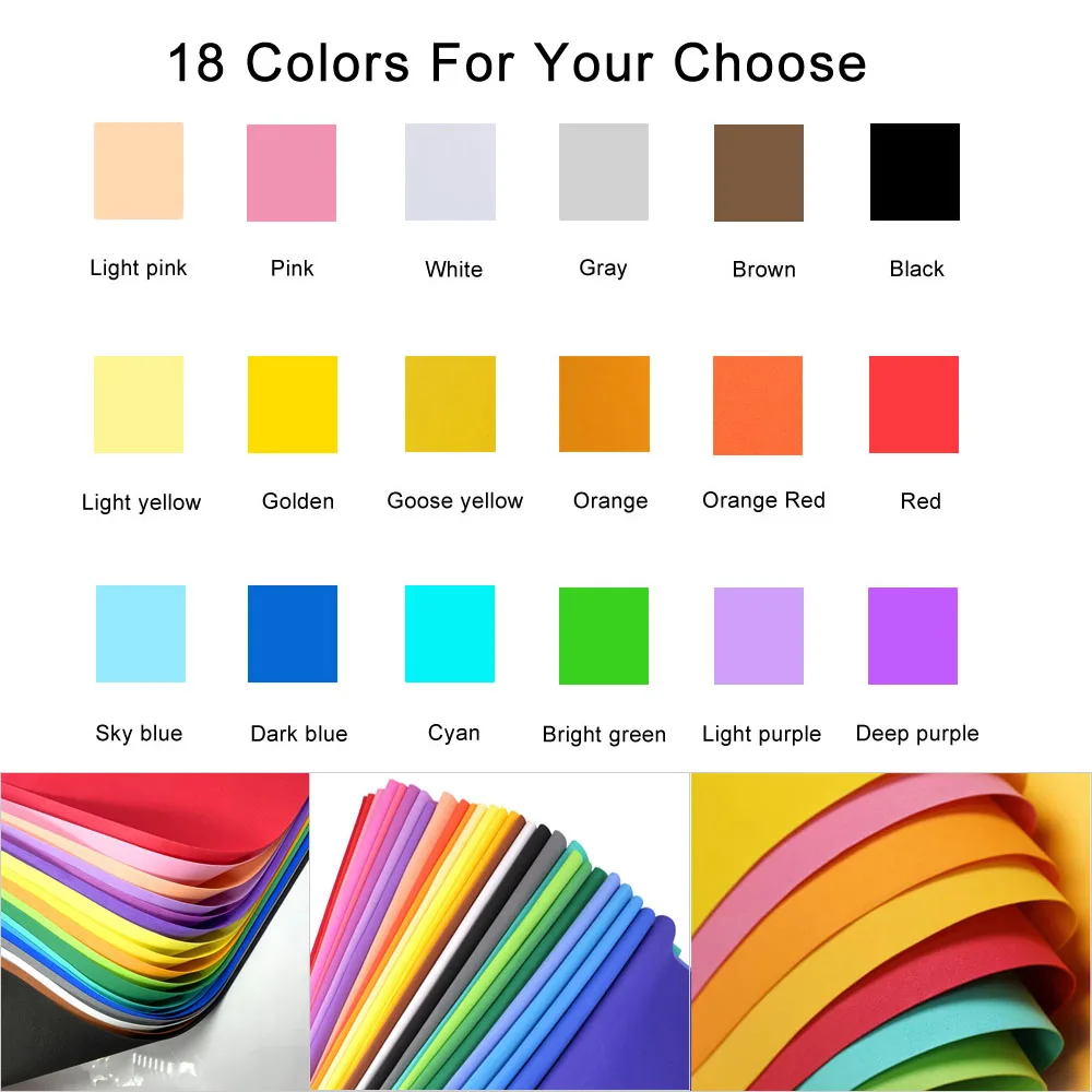 แผ่นโฟม EVA สีสันสดใส 1/18 ชิ้ - Cosplay Props Eva Foam บทวิจารณ์และราคา