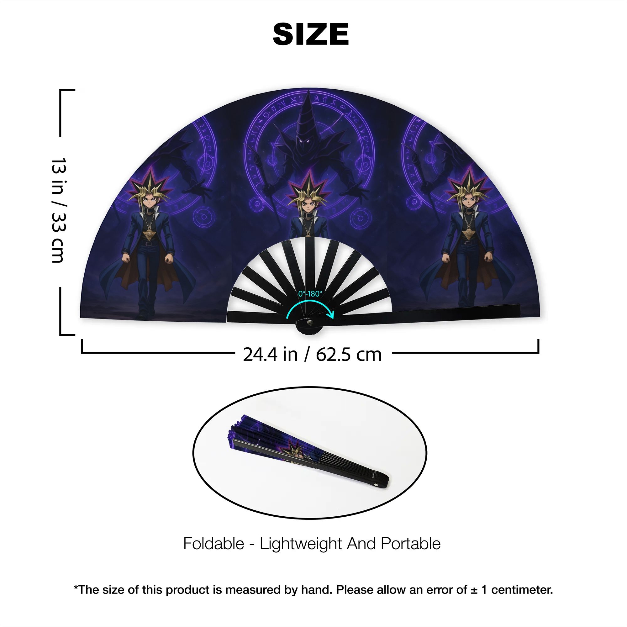 พัดมือพับลายมังกรสีฟ้า-ขาว ยี่ - Cosplay Prop Blueprints บทวิจารณ์และราคา