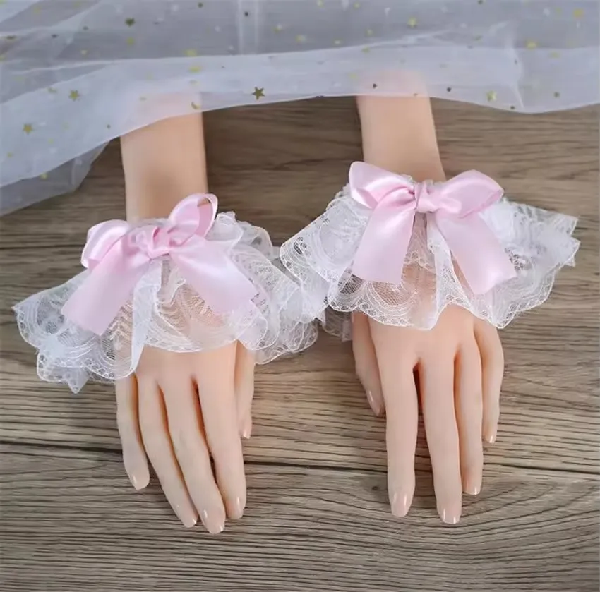 ถุงมือปลอมแบบมีโบว์หลากสีสไตล์ - Cosplay Prop Bow บทวิจารณ์และราคา