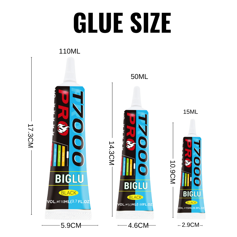 BIGLU T7000 PRO กาวสีดํา Conta - Contact Cement Glue บทวิจารณ์และราคา