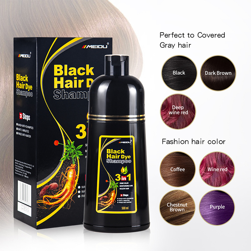 500ml สีผมแชมพู 3 In 1 Instant - Hair Spray Color บทวิจารณ์และราคา