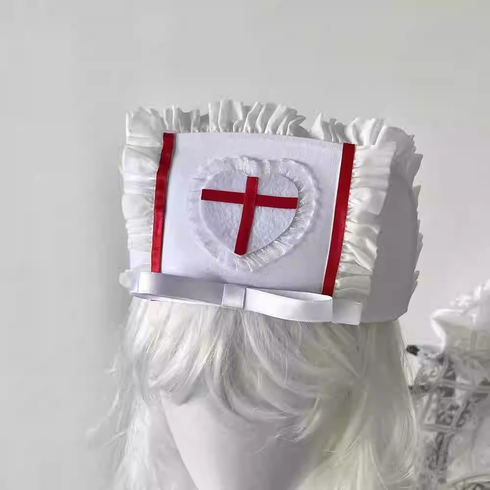 คอสเพลย์หมวกพยาบาลหมวกอุปกรณ์เ - Cosplay Prop Bow บทวิจารณ์และราคา