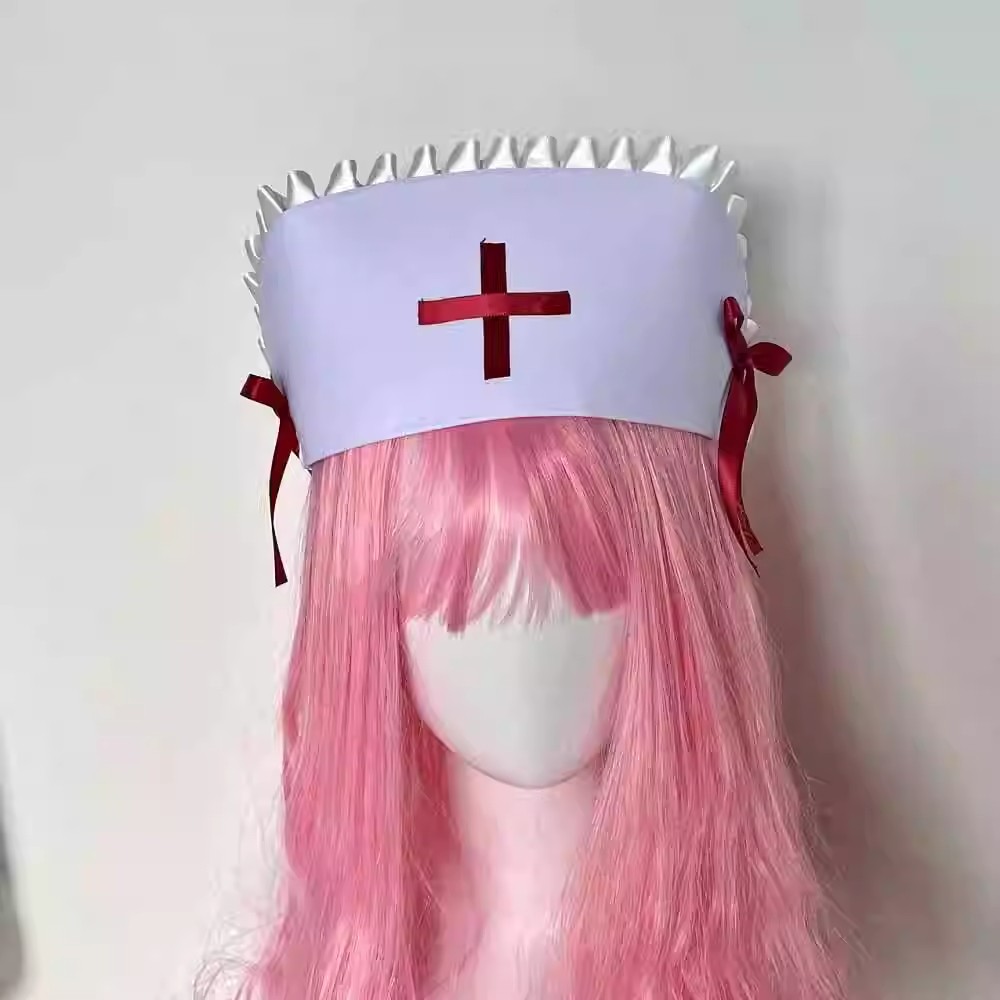 คอสเพลย์หมวกพยาบาลหมวกอุปกรณ์เ - Cosplay Prop Bow บทวิจารณ์และราคา