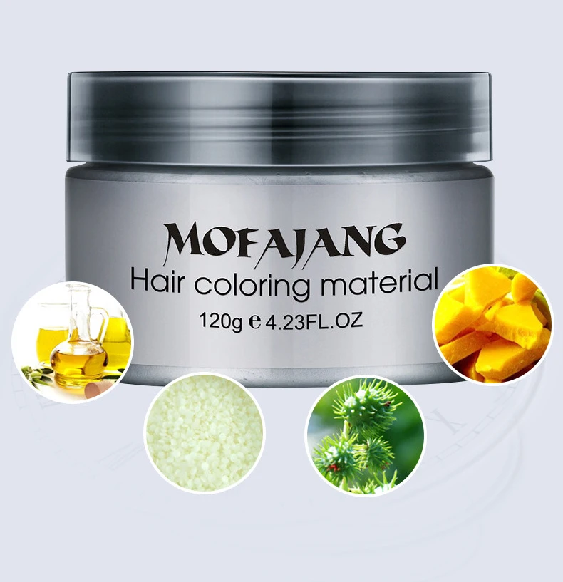 แว็กซ์เปลี่ยนสีผม Mofajang สีฟ - Hair Spray Color บทวิจารณ์และราคา